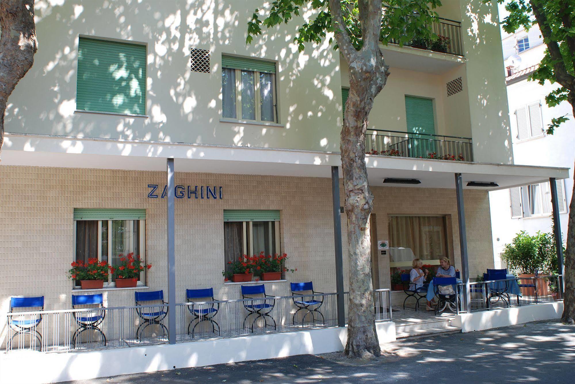 Hotel Zaghini Ріміні Екстер'єр фото